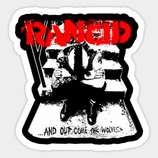 Rancid Merchandise And Out Come The Wolves Sticker